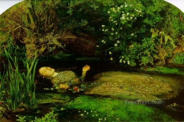 ophelia Pre Raphaelite John Everett Millais Oil Paintings